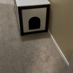 Cat litter box double-sided