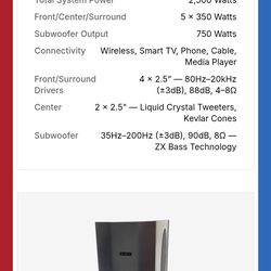 BOREA Pack 5.1.2 BR08 Surround Sound system