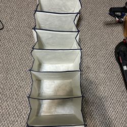 Canvas Hanging Closet Organizer