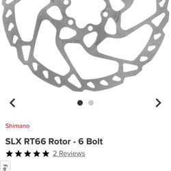 Shimano Disc Brake Rotor 6 Hole 203mm 