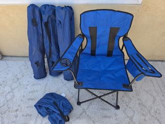 FOLDING CAMPING CHAIRS set of 4