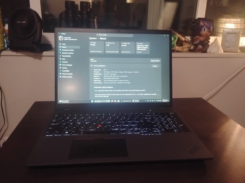 Thinkpad P16s Gen 2 Workstation 
