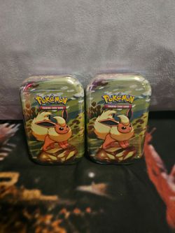 Pokemon Prismatic mini tins Flareon $30 each