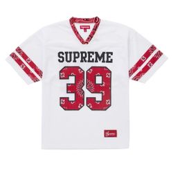 Supreme Bandana Football Jersey White