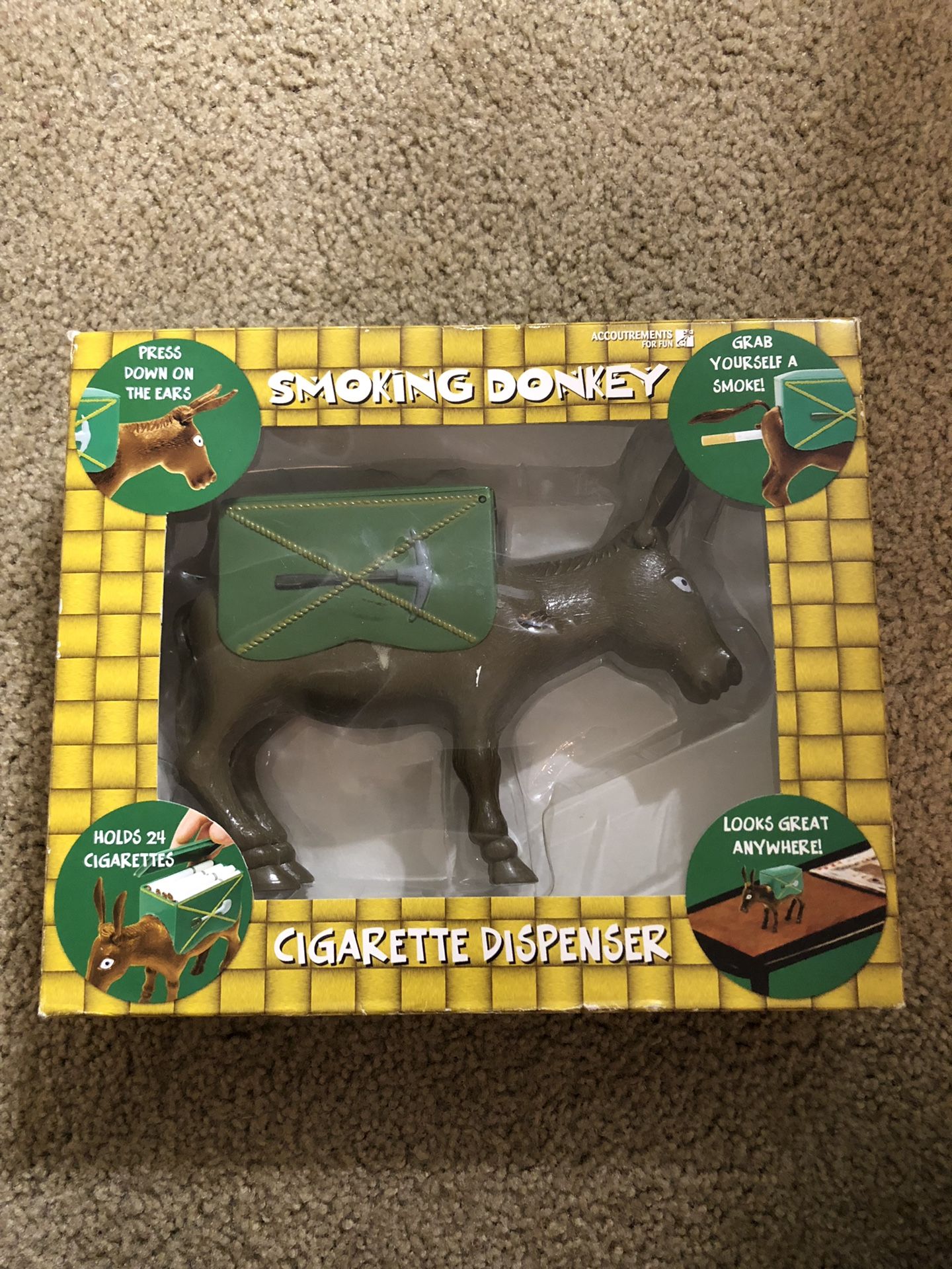 Smoking donkey