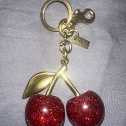Coach Cherry Bag Charm