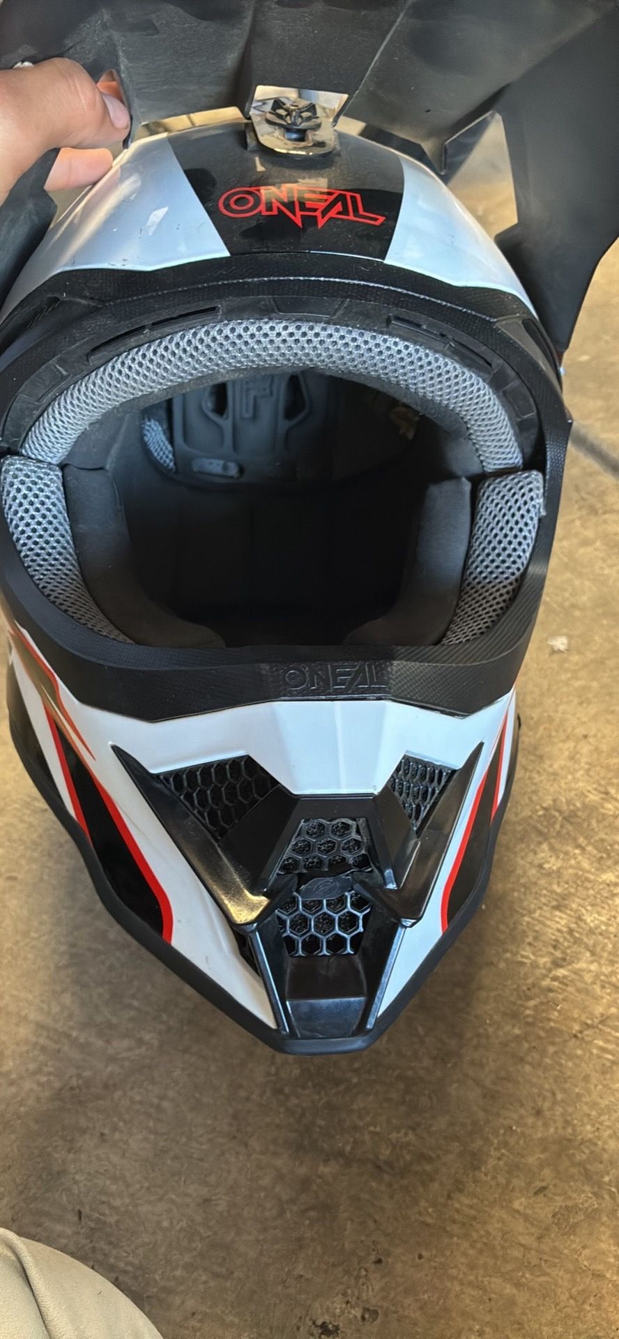 O’Neal dirtbike helmet with GoPro mount