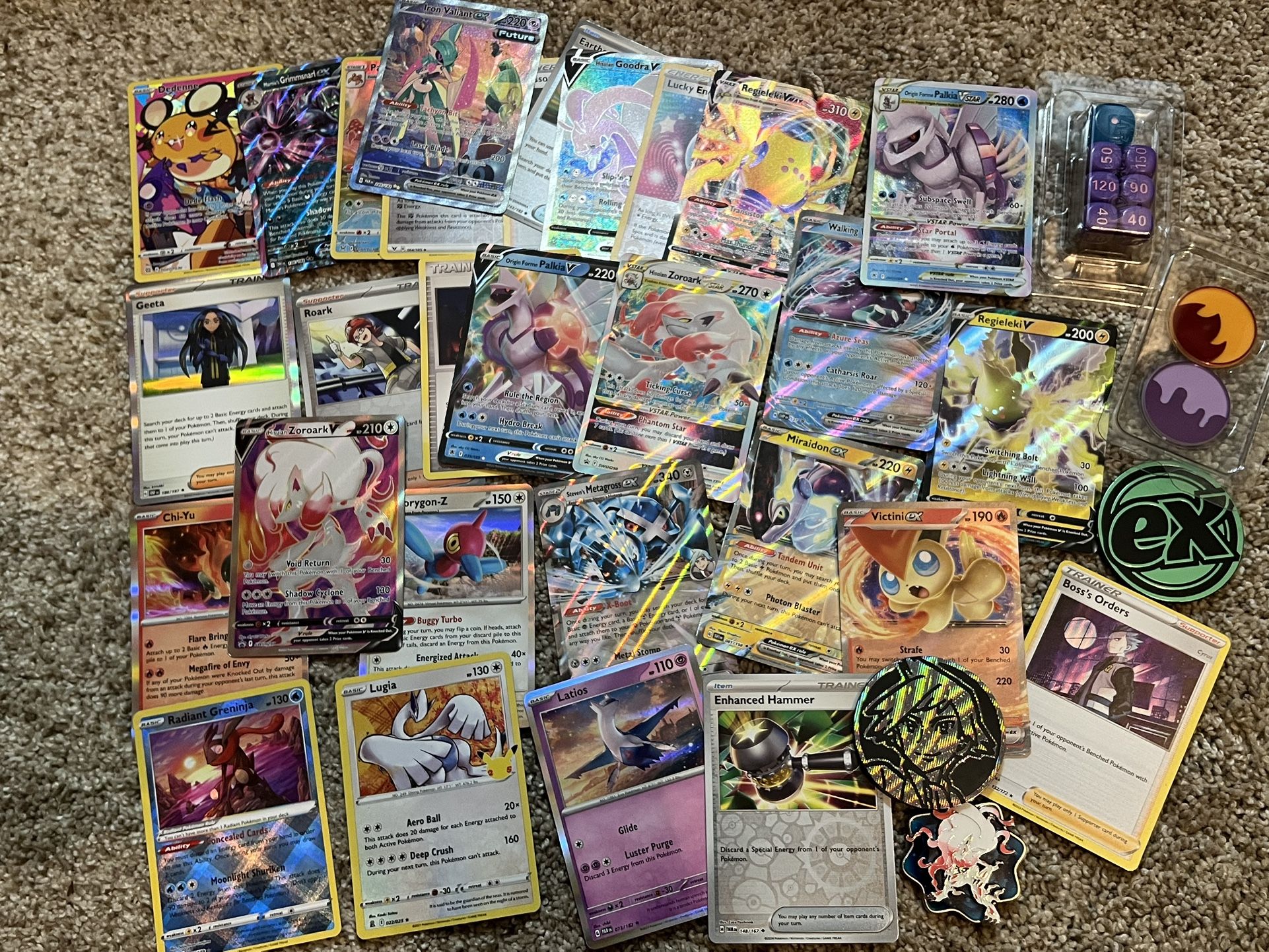 75 Secret, Ultra, Rare, Full Art Holo Pokemon Cards MINT CONDITION
