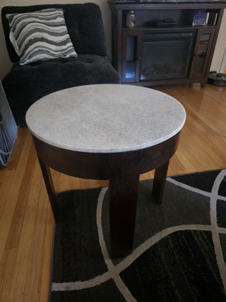 Marble Side Table