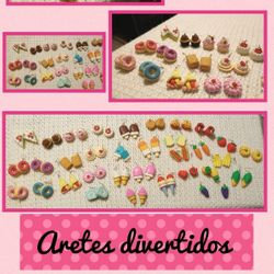 Aretes Divertidos 