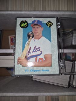 Chipper Jones 1st edition baseball card