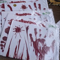 Bloody Stains Wall Stickers  Decoration Halloween 🎃 