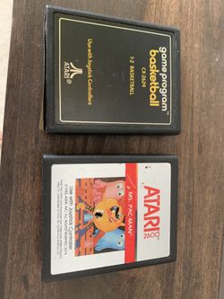 Ms.Pacman & Home run Atari games
