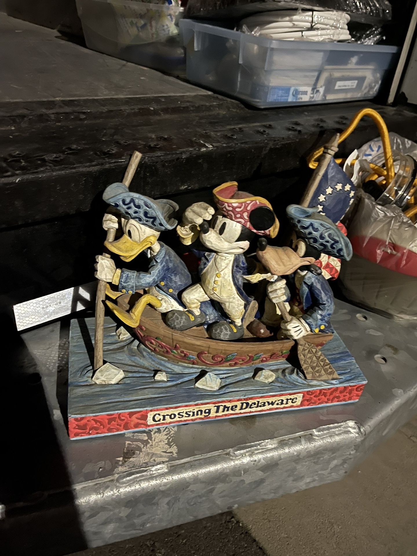 Crossing The Delaware Disney Figurine