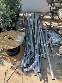 Electrical material electricista pipes wire