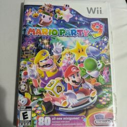Mario Party 9 (Nintendo Wii, 2012) Complete CIB With Manual
