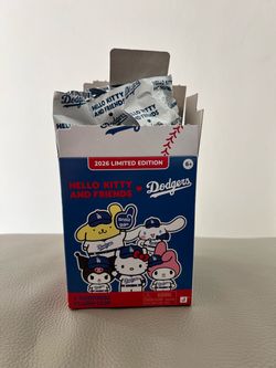 Dodgers and hello kitty and friends Kuromi surprise plush clip