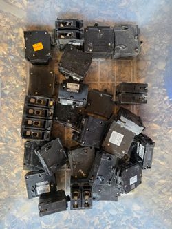 Electrical breakers bin of them