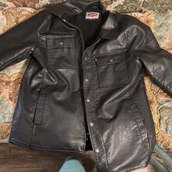 Levi Men Jacket Leather 