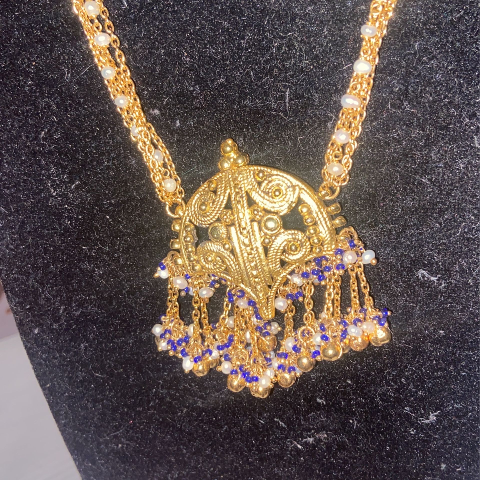 India Gold Tone Necklace