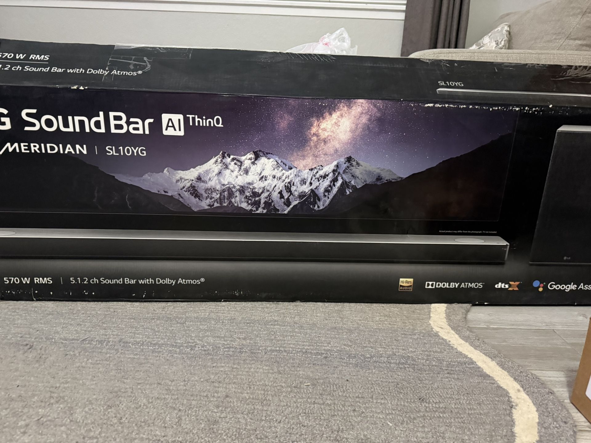 LG Soundbar SL10YG 570w Meridian