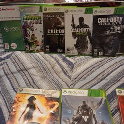 Xbox 360 Games. Each For $8