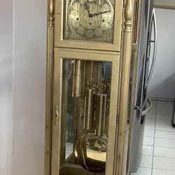 Gold grandfather Clock 