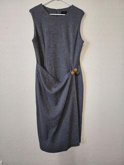 Donna Karan New York Dress Grey Size 14
