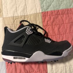Jordan IV Bred Golf Shoe