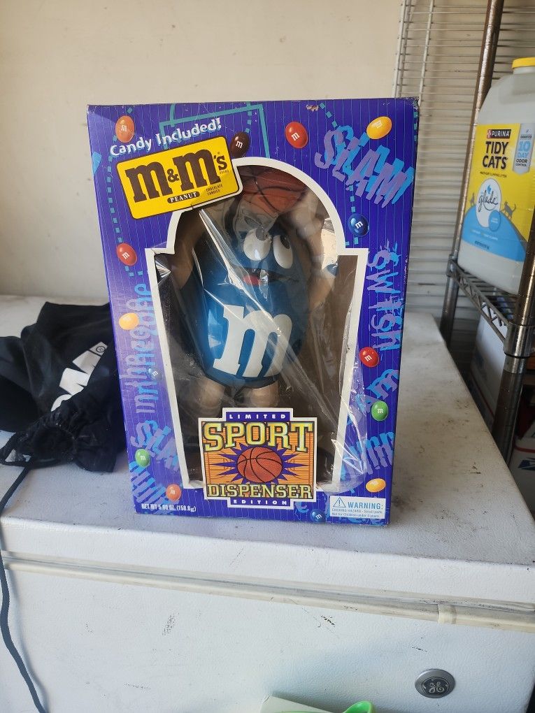 M & M's Blue Sports Candy Dispenser