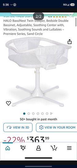 Halo twin bassinet