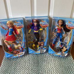 Mattel DC Super Hero Girls Wonder Woman Batgirl Supergirl Dolls 12” Barbi New