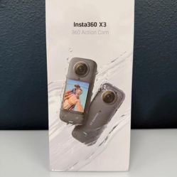 Insta360 - X3 5.7K 360 Degree Action Camera - Black 