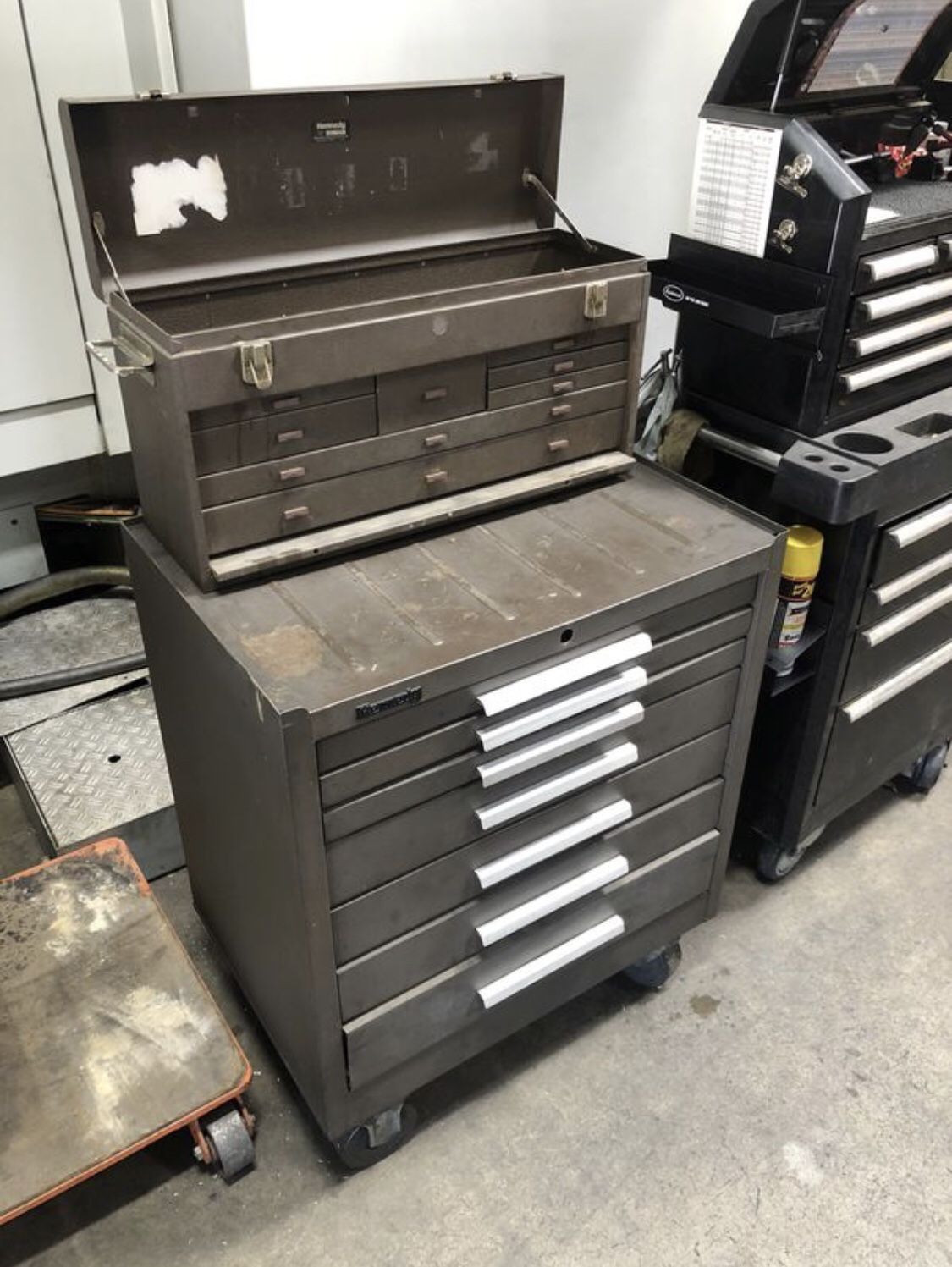 Mix Match Used Kennedy Toolbox (brown) for Sale in Placentia, CA OfferUp