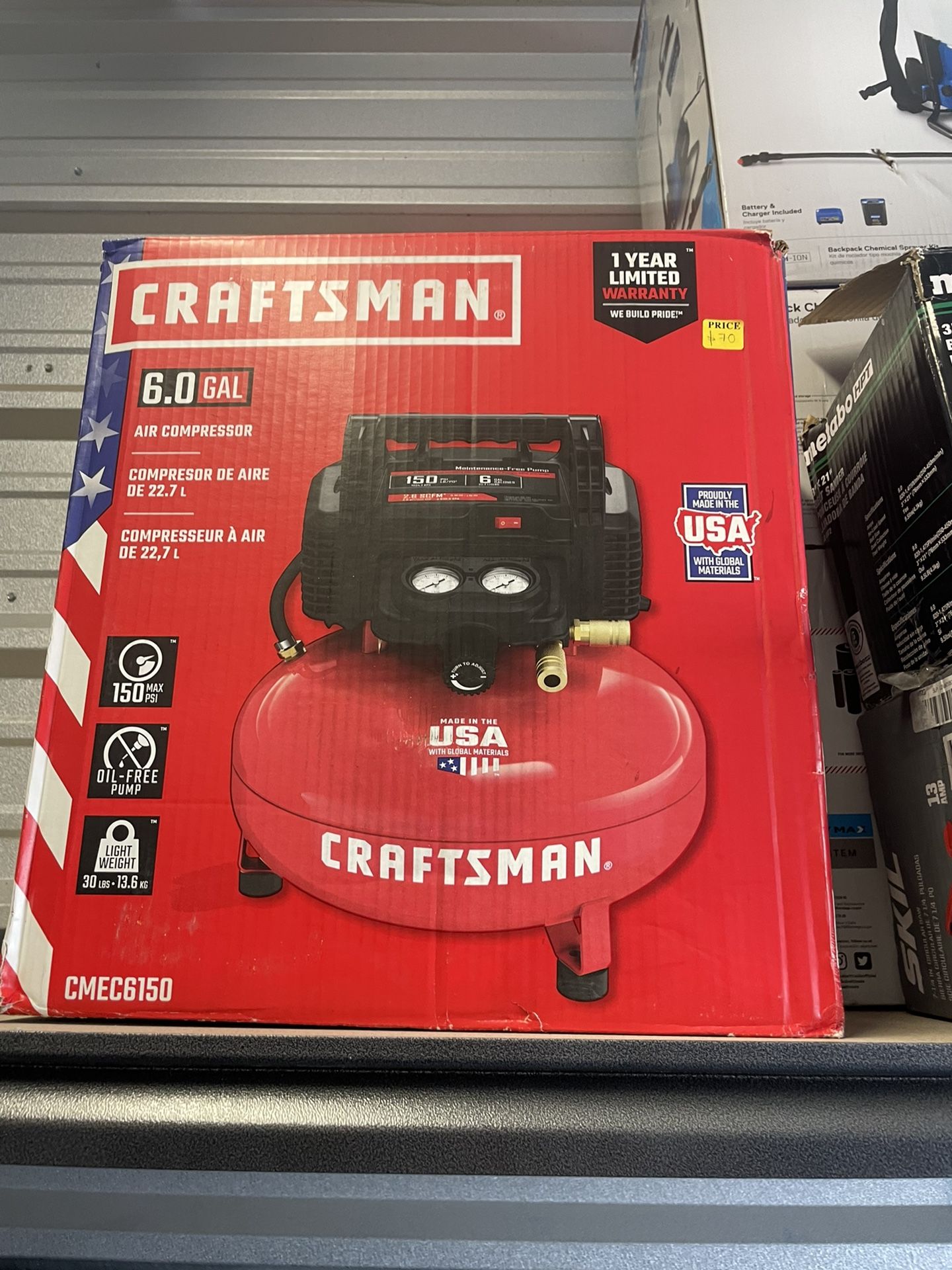6 Gallon Air Compressor Crafstman
