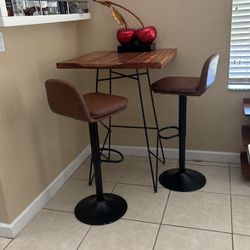Bar Table and Chairs 