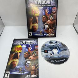 Legends of Wrestling: Showdown (Sony PlayStation 2, 2004) Tested Working CIB