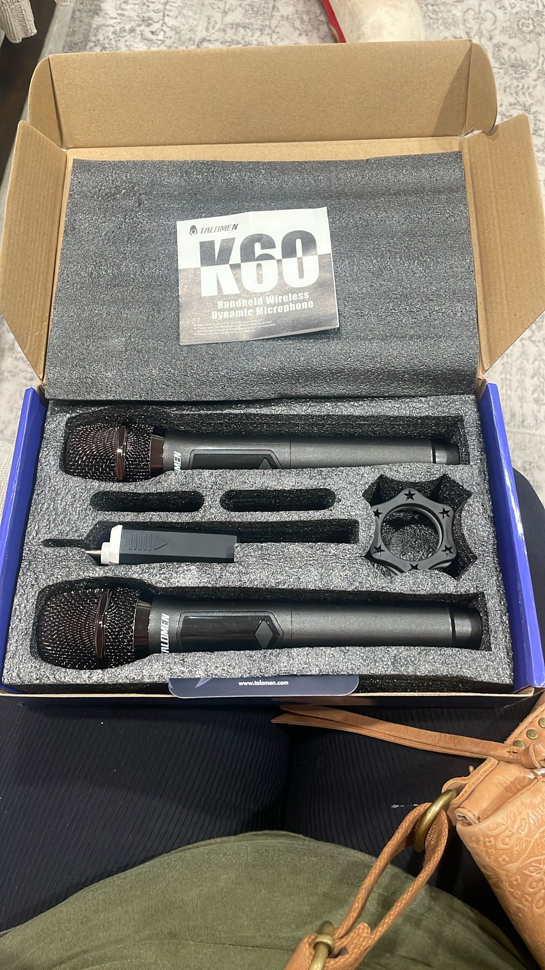 Talomen wireless microphones mic set