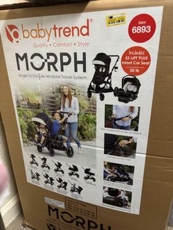 Brand new play pen & car seat stroller set