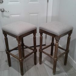 2 Stools 24 Inches Height 