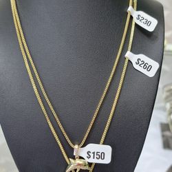 10k FRANCO NECKLACE 
