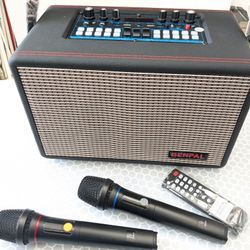 RECHARGEABLE Karaoke - Amplifier Bluetooth System 