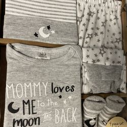 Baby 0-6 Month 4 Piece Set