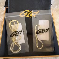 GLD Tennis Necklace & Bracelet Set 
