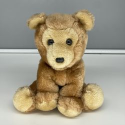 Vintage 1976 R. Dakin & Co. 9" Teddy Bear Ground Nutshell Filled Plush Korea