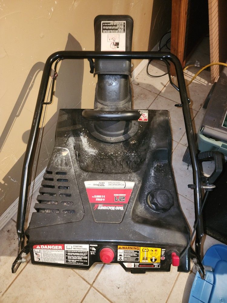 Yard Machine Snow Blower