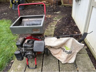 Earthquake 212 HP Viper Wood Chipper, 3 inch max branch diameter, 1.65 bushel bag included