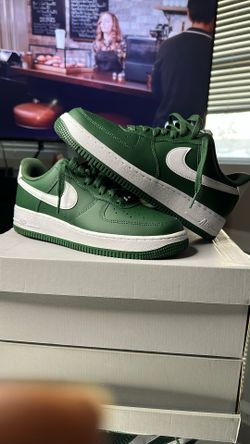 Celtic Green Air Force 1s Size 7.5 