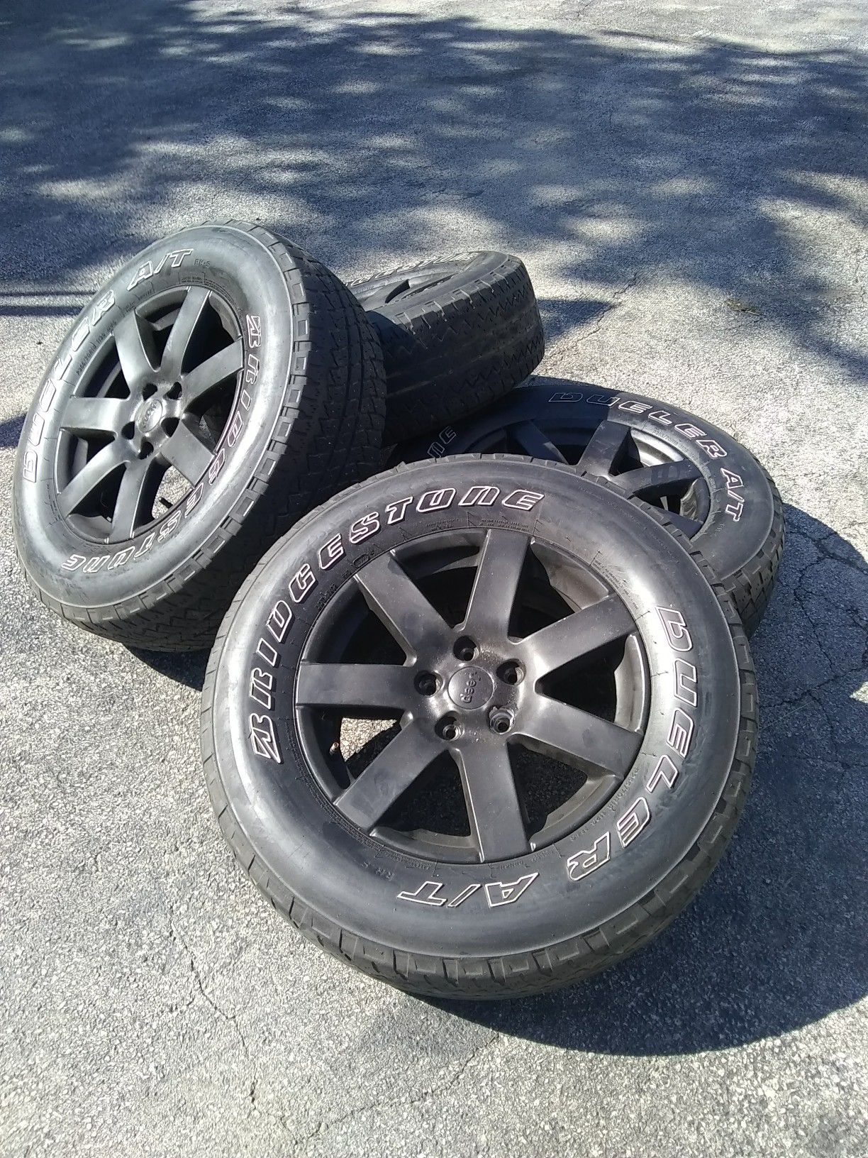 Jeep Wrangler wheels and tires