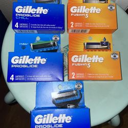 Gillete Fusion 5 & ProGlide Cartridges